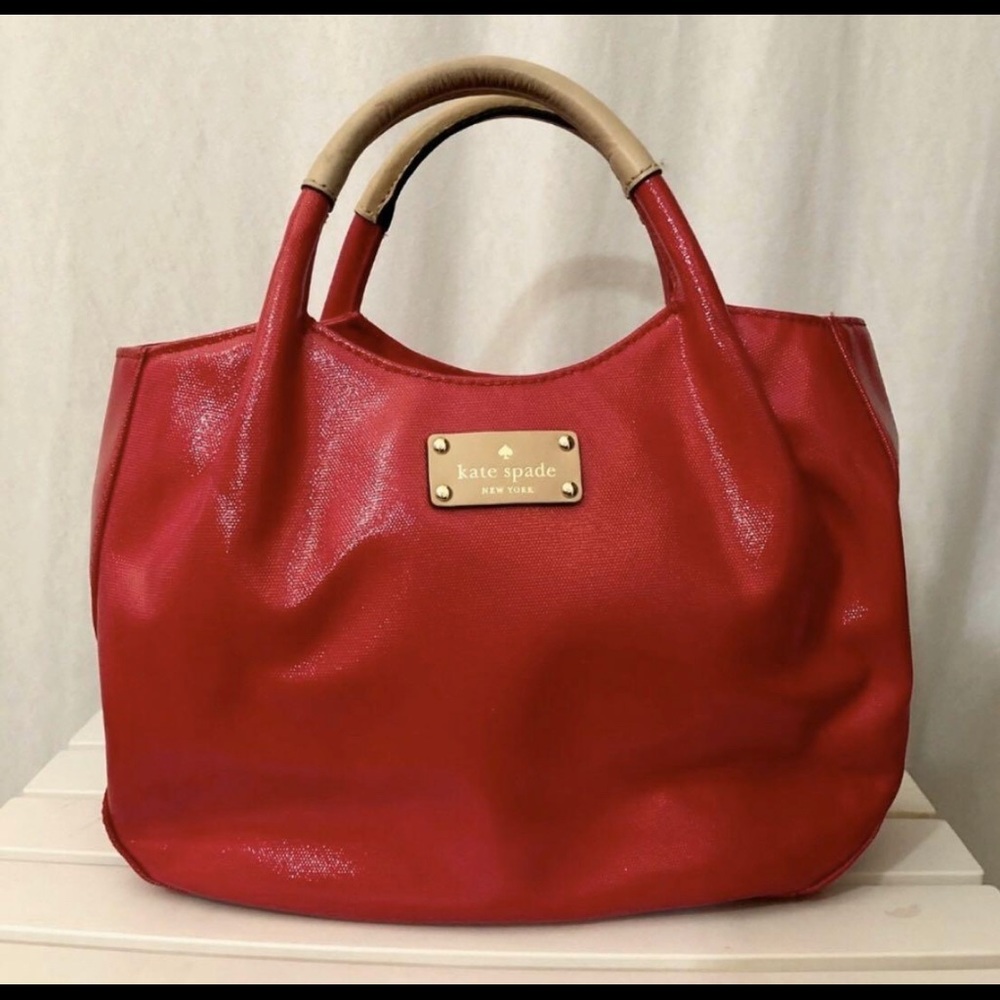 Kate Spade Hot Pink Patent Leather Satchel
